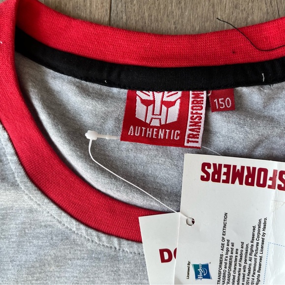 Brand New Gray Kids Short Sleeve Tee - Transformer - Picture 4 of 4